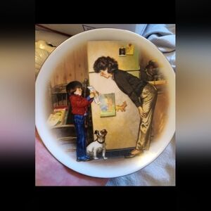 VTG 1985 Avon Special Memories By Tom Newsom Decorative Mother's Day Plate